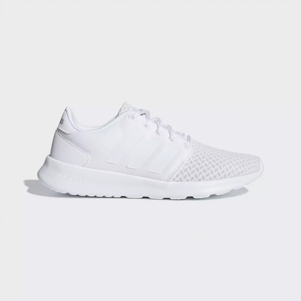 Adidas Cloudfoam QT Racer Tenis Blancos Para Mujer (MX-37860)